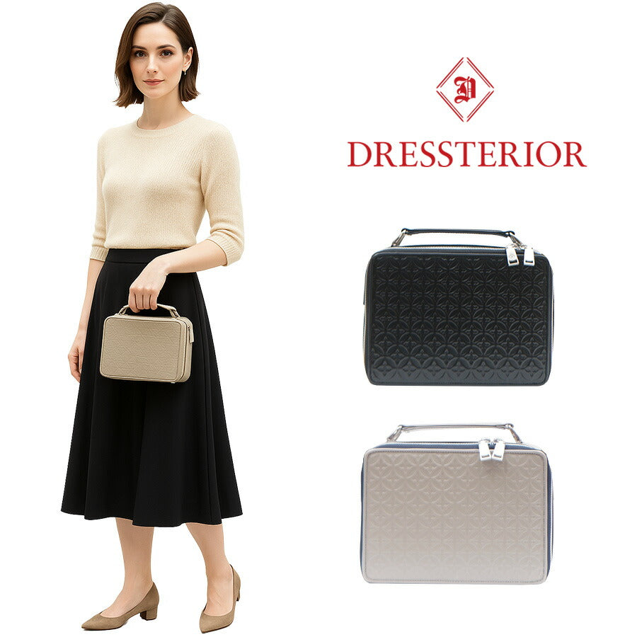 【DRESSTERIOR】864103 レザーショルダーバッグ ウェルシュ 鞄 かばん ショルダー 斜めがけ ドレステリア ブランド ブラック トープ レディース おしゃれ かわいい エレガント 使いやすい 母の日 プレゼント 誕生日 ギフト 贈り物 お誕生日