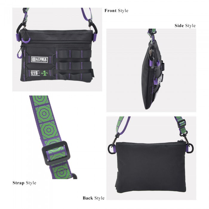 【クリックポスト】DEVICE 【新世紀エヴァンゲリオンコラボ】DEVICE×A.T.FIELD CORDURA サコッシュバッグ エヴァ サコッシュ バッグ ショルダー 斜め掛け 初号機 弐号機 零号機 デバイス