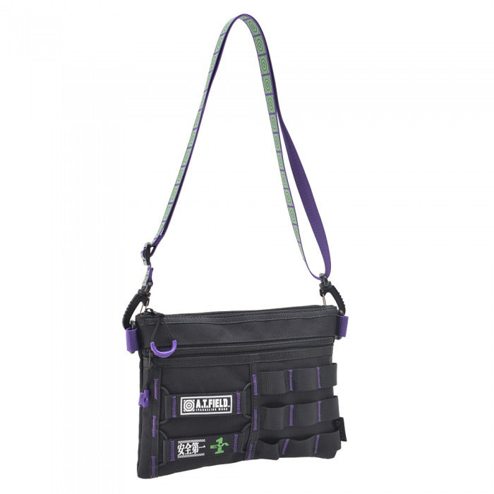 【クリックポスト】DEVICE 【新世紀エヴァンゲリオンコラボ】DEVICE×A.T.FIELD CORDURA サコッシュバッグ エヴァ サコッシュ バッグ ショルダー 斜め掛け 初号機 弐号機 零号機 デバイス