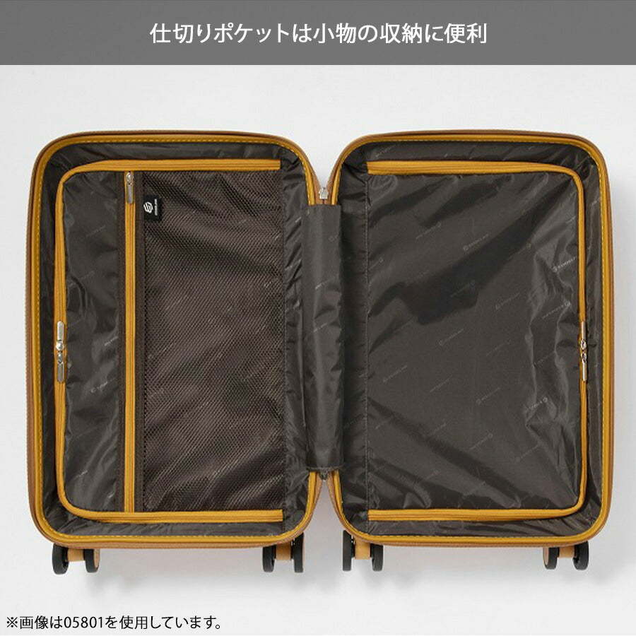 【EDGELINK】05802 CRUZBOX スーツケース 52L 2-3泊 キャリーケース 大容量  旅行 出張 シンプル 使いやすい ユニセックス プレゼント ギフト ブラック