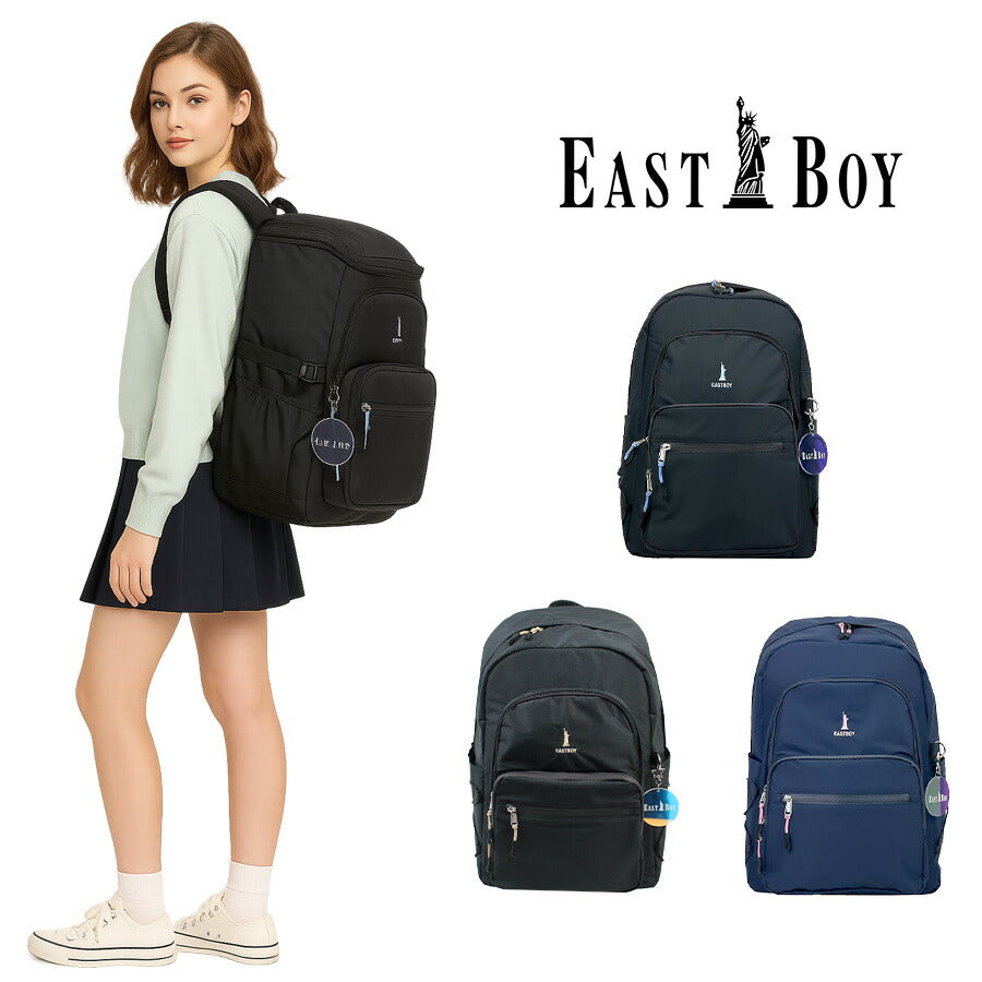【EASTBOY】 リュック 大容量 eba91 キャンドル 30L リュックサック かばん バッグ 鞄 軽量 撥水 通学 学生 かわいい レディース ギフト プレゼント ブラック