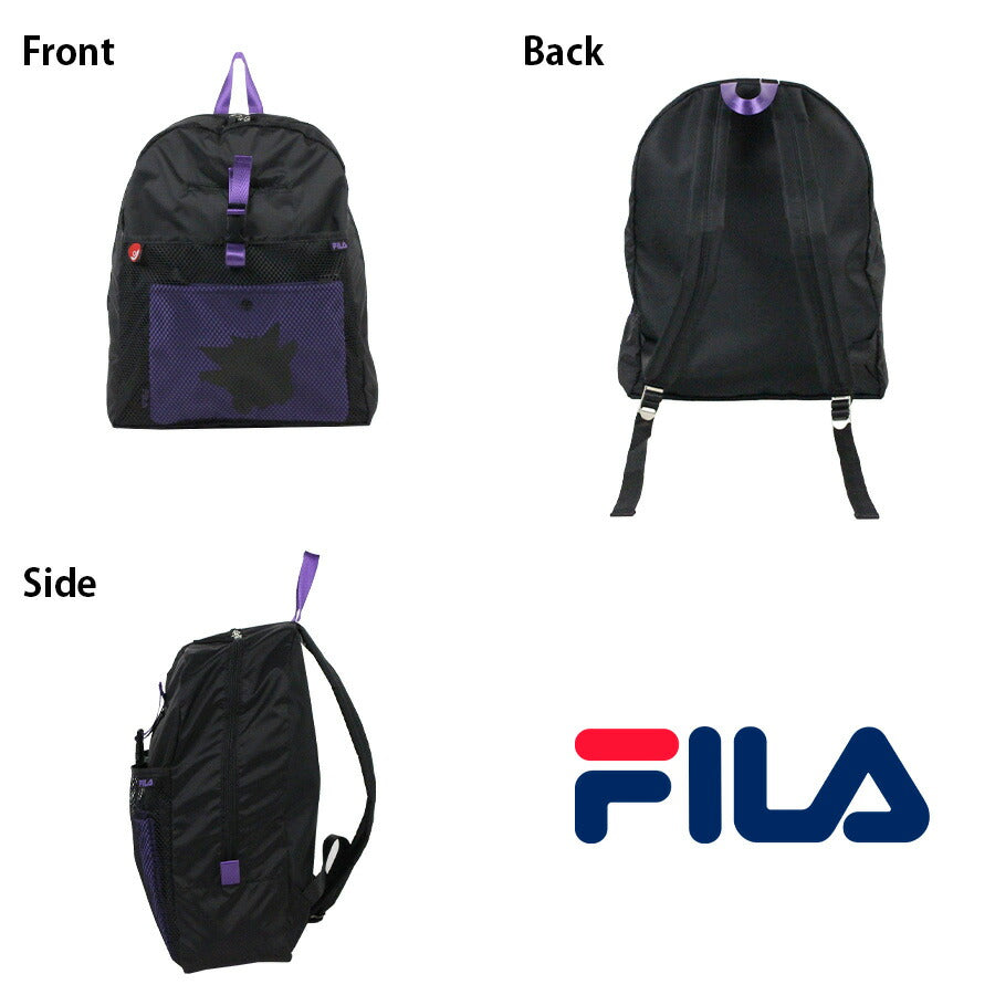【FILA】fpk002 ポケモンシリーズ デイパック リュック かばん リザードン ピカチュウ ゲンガー 使いやすい かわいい ユニセックス ギフト プレゼント オレンジ
