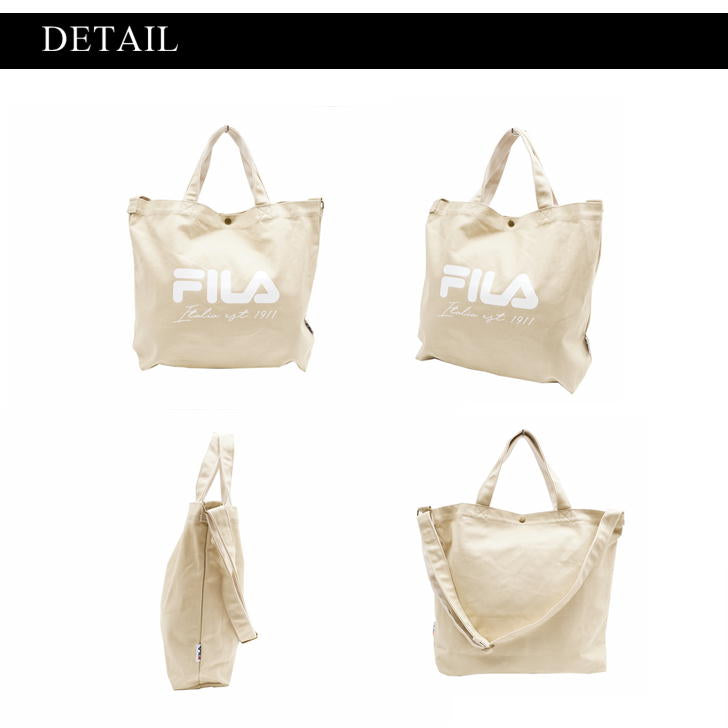 【レターパック配送】FILA BE:FIRSTビーファースト 2WAYトートショルダー FIMB-0751 メンズ レディース 男女兼用 BESTY 普段使い スク—ル 通学 学生 部活 おしゃれ かわいい 人気 送料無料《代引き不可》