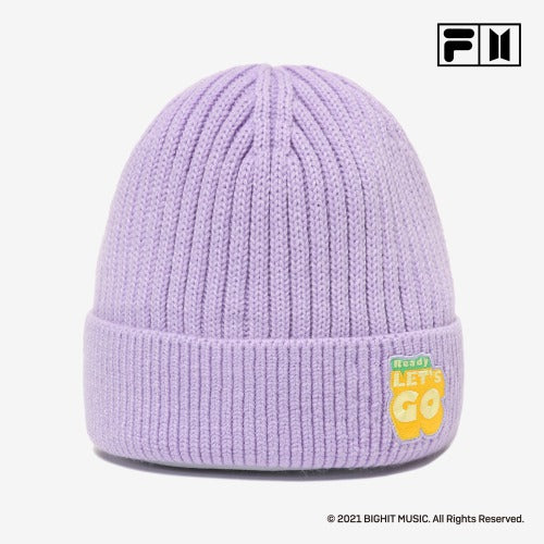 【数量限定ノベルティ対象商品】BTSxFILALet'sBeDYNAMITEBeanie フィラ ダイナマイト ビーニー ニット帽 帽子 ARMY ノベルティ 限定 人気 おしゃれ 送料無料 韓国 トレンド 正規販売店