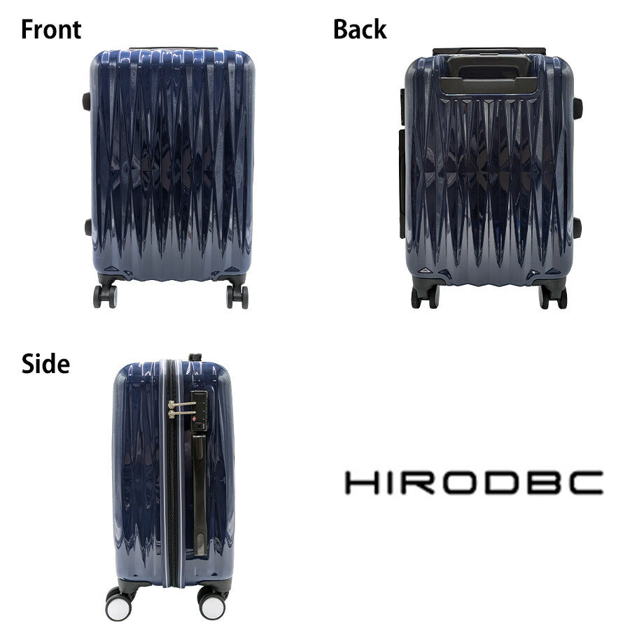 【HIRODBC】bdy1951-22 キャリーケース 45L キャリー スーツケースヒロディービーシー バッグ 収納 トラベル 通勤 お出かけ 旅行 出張 ビジネス