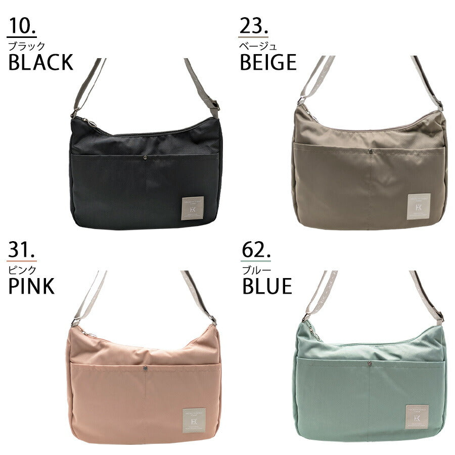 【HIROKO KOSHINO FEMME】 hfa5910 ショルダーバッグL 斜め掛け かばん バッグ ヒロココシノファム 使いやすい レディース ブラック 敬老の日 母の日 ギフト