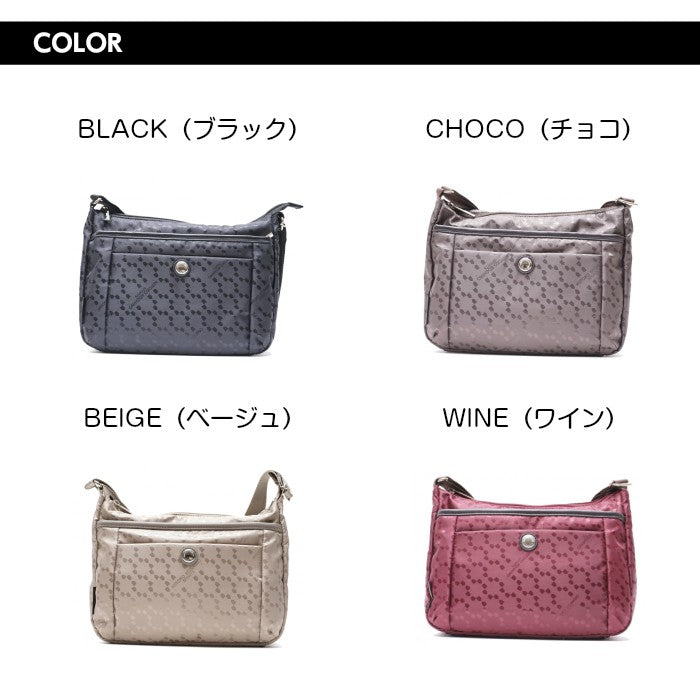 【レターパック配送/時間指定不可】HIROKO KOSHINO SPORTS ヒロココシノスポーツ　横型ショルダー(S)　HSBP3930　斜め掛け　鞄　カバン　バッグ　超軽量　旅行　レディース　女性　おしゃれ　人気　母の日　送料無料