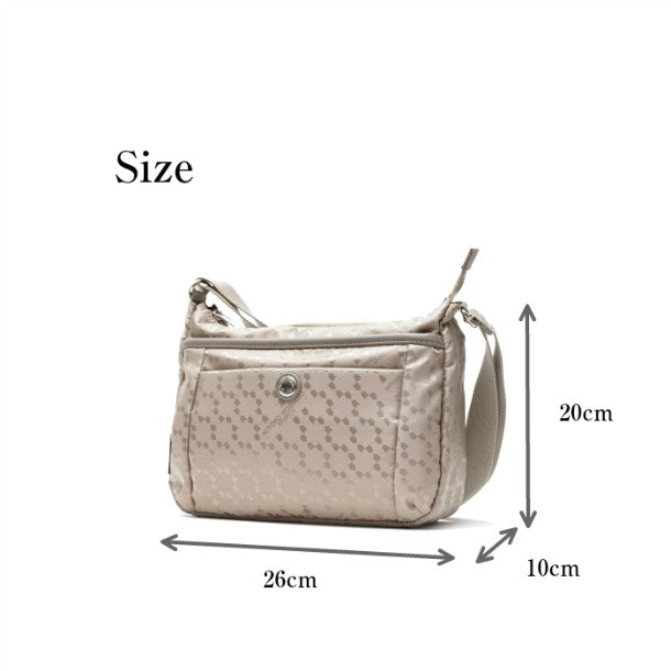 【レターパック配送/時間指定不可】HIROKO KOSHINO SPORTS ヒロココシノスポーツ　横型ショルダー(S)　HSBP3930　斜め掛け　鞄　カバン　バッグ　超軽量　旅行　レディース　女性　おしゃれ　人気　母の日　送料無料