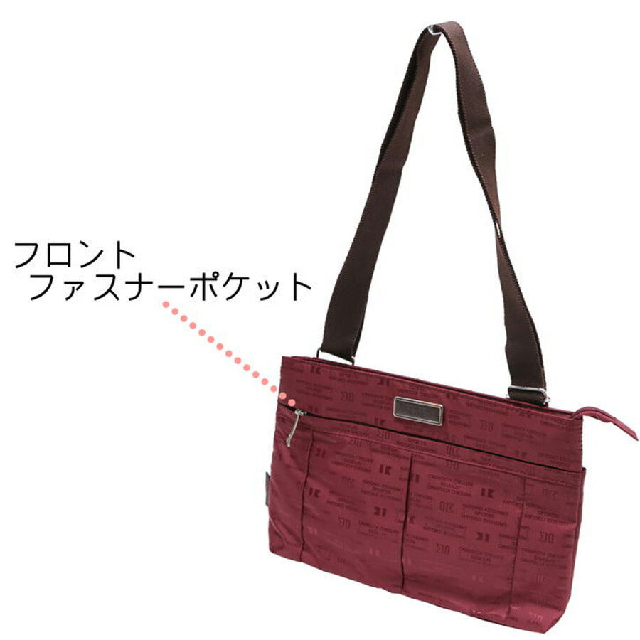 HIROKO KOSHINO SPORTS ヒロココシノ 横型 ショルダーバッグ 斜め掛け 肩掛け カバン サコッシュ ショルダー レディース HLD23 お出かけ サブバッグ 旅行 軽量 エレガント ギフト プレゼント 母の日