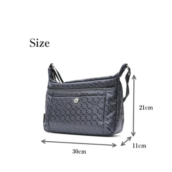 【レターパック配送/時間指定不可】HIROKO KOSHINO SPORTS ヒロココシノスポーツ　横型ショルダー(M)　HSBP4910　斜め掛け　鞄　カバン　バッグ　旅行　超軽量　レディース　女性　おしゃれ　人気　母の日　送料無料