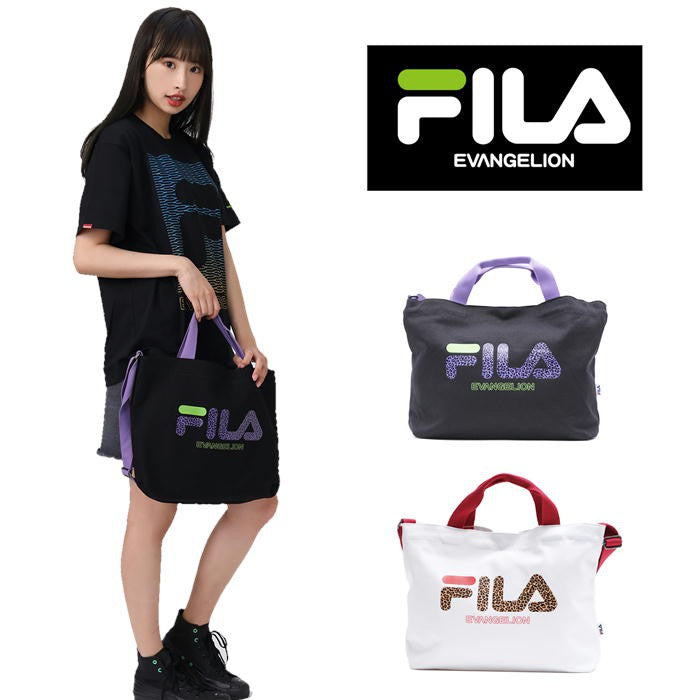 RADIOEVAFILAEVANGELIONLIMITED エヴァンゲリオン フィラ 2wayトート ショルダーバッグ 8FEVA2 メンズ レディース 男女兼用 エヴァ アニメ おしゃれ 人気 かばん 送料無料