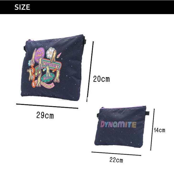 【数量限定ノベルティ対象商品】BTSxFILALet'sBeDYNAMITE POACHSET ポーチセット No.FS3BCD6C15X 小物入れ コスメ コンパクト ダイナマイト ARMY 軽量 バッグ 人気 おしゃれ 送料無料 正規販売店