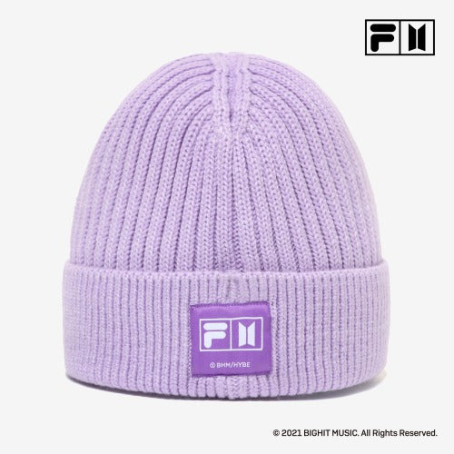 【数量限定ノベルティ対象商品】BTSxFILALet'sBeDYNAMITEBeanie フィラ ダイナマイト ビーニー ニット帽 帽子 ARMY ノベルティ 限定 人気 おしゃれ 送料無料 韓国 トレンド 正規販売店