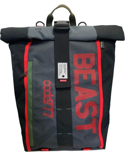 RADIO EVA×FIRE FIRST(ラディオエヴァ&ファイヤーファート) EVFF-04 防水ロールトップバッグ　リュック　バックパック　エヴァコラボ　エヴァンゲリオン　防水　CORDURA　おでかけ　旅行　ユニセックス　男女兼用　ギフト《北海道,沖縄,離島,代引き不可》