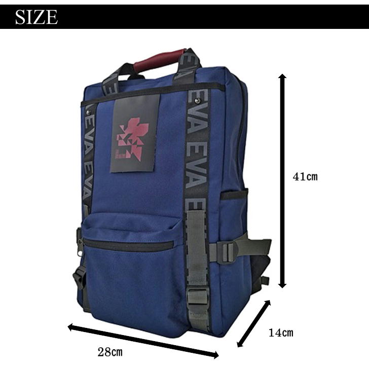 RADIO EVA×FIRE FIRST(ラディオエヴァ&ファイヤーファート) EVFF-20 RUCK SACK WITH SYMBOL TAG　リュック　バックパック　エヴァコラボ　エヴァンゲリオン　防水　おでかけ　旅行　ユニセックス　男女兼用　ギフト《北海道,沖縄,離島,代引き不可》