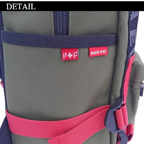 RADIO EVA×FIRE FIRST(ラディオエヴァ&ファイヤーファート) EVFF-20 RUCK SACK WITH SYMBOL TAG　リュック　バックパック　エヴァコラボ　エヴァンゲリオン　防水　おでかけ　旅行　ユニセックス　男女兼用　ギフト《北海道,沖縄,離島,代引き不可》