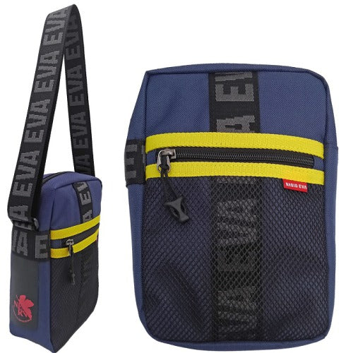 【レターパック配送/日時指定不可】RADIO EVA×FIRE FIRST(ラディオエヴァ&ファイヤーファート) EVFF-21ミニショルダーバッグ　スクエアショルダー　エヴァコラボ　エヴァンゲリオン　メッシュ　シンプル　おでかけ　旅行　ギフト《北海道、沖縄,、離島、代引き不可》
