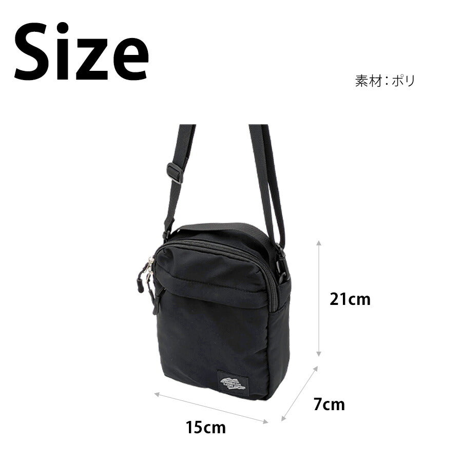 JEMORGAN jes122 タテ型ミニショルダー 斜め掛け コンパクト 鞄 カバン かばん バッグ 普段使い 使いやすい シンプル ユニセックス プレゼント ギフト ブラック