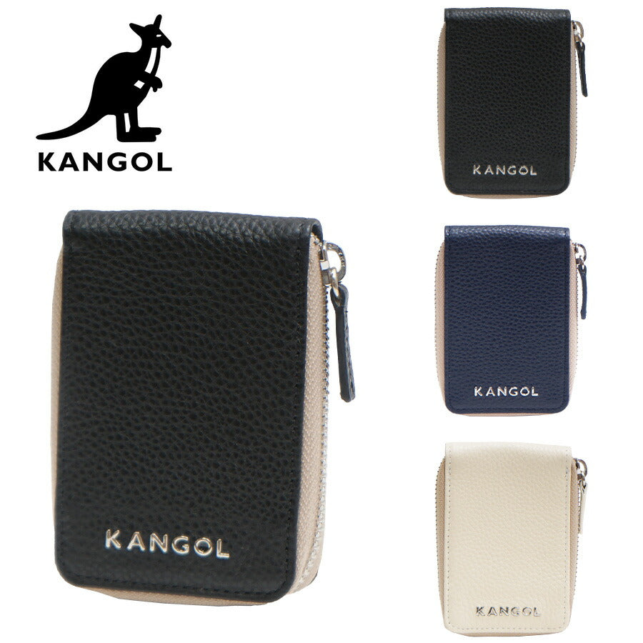 【KANGOL】250-10150 コインケース 財布 小銭入れ さいふ サイフ コインケース ウォレット コンパクト カジュアル シンプル カンゴール ブラック ネイビー アイボリー 使いやすい かわいい おしゃれ ユニセックス