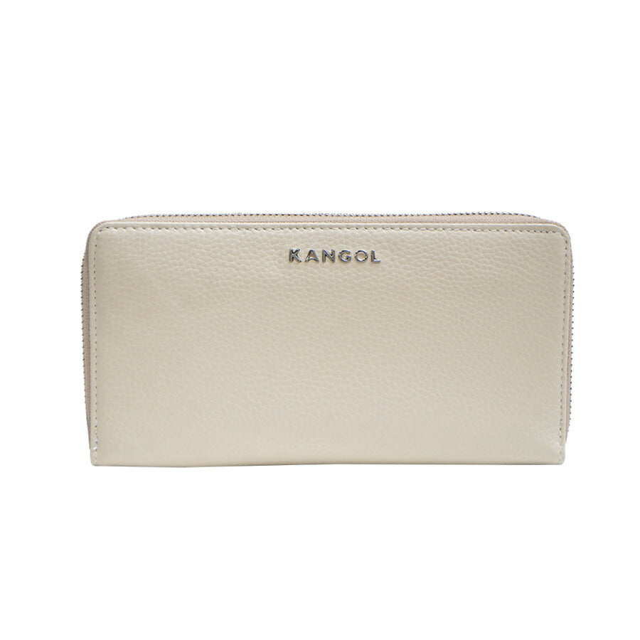 【SNSで話題のレザーケアクリームプレゼント中！】【KANGOL】250-10155 ラウンドファスナー長財布 財布 長財布 ラウンドファスナー サイフ ウォレット カジュアル シンプル カンゴール かわいい おしゃれ ユニセックス 牛革 シュリンク collonil コロニル