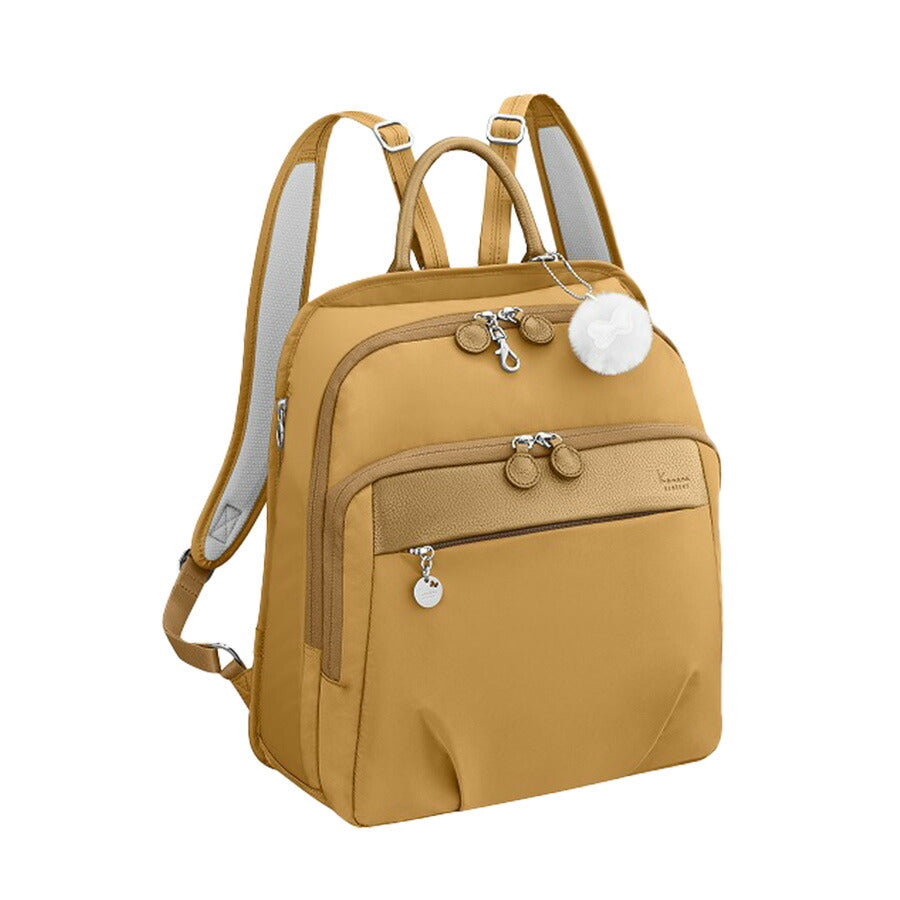【kanana project】67645 PJ1-4 トラベルリュック大 バックパック かばん カバン 鞄 バッグ 使いやすい かわいい レディース 母の日 ギフト プレゼント ブラック