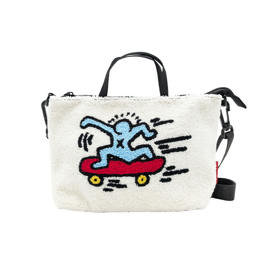 Keith Haring キースへリング 2way ショルダーバッグ トートバッグ ハンドバッグ アイコンバッグ もこもこ 15550 15551 15552 15553 15554 ブランド おしゃれ シンプル かわいい お揃い ファッション プレゼント レディース メンズ サブバッグ お出かけ 買い物 ショッピング