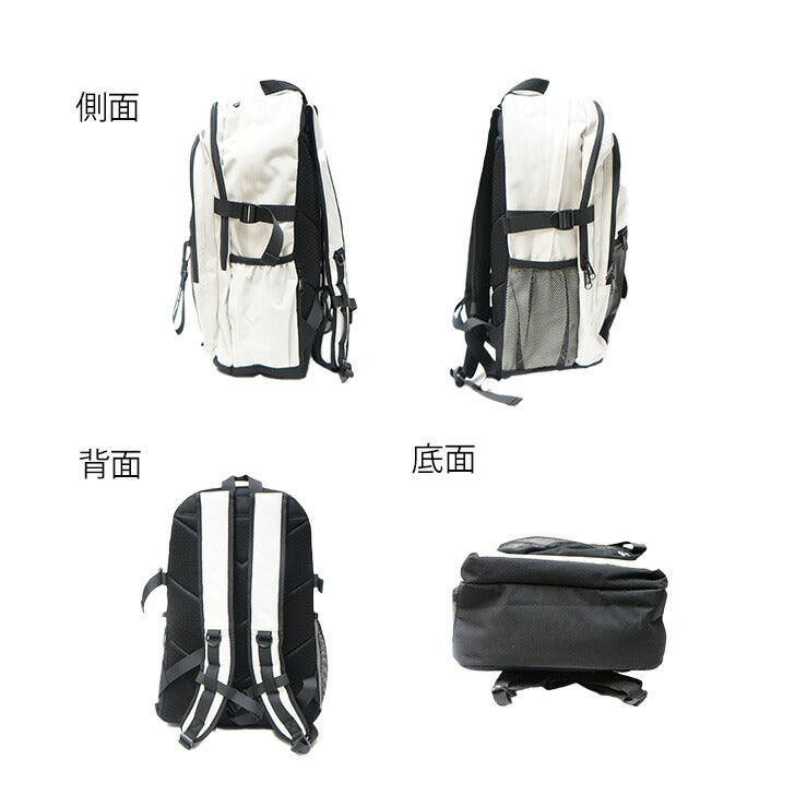 【KeithHaring】リュック 大容量15713 スクエアバックパック32L  鞄 カバン 通学 スクール キースヘリング ユニセックス ブラック ストリート 普段使い 大容量 高校生 大学生