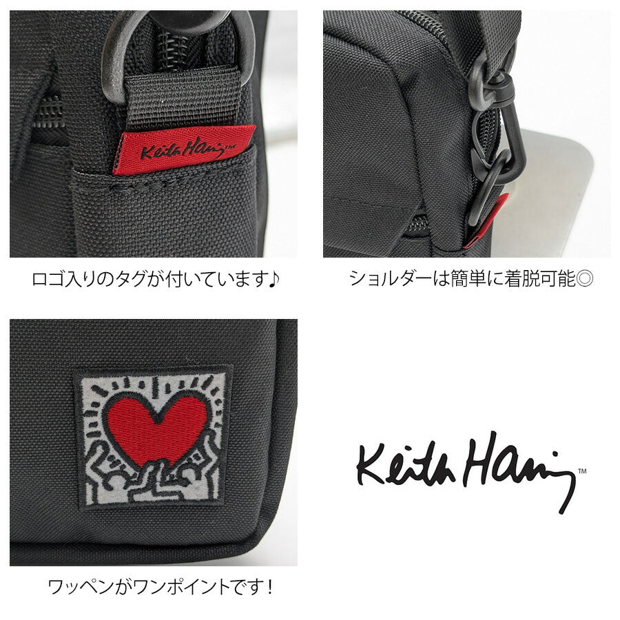 【KeithHaring】 bag001 縦型ショルダーバッグ 鞄 かばん カバン バッグ 斜め掛け キースへリング 普段使い 使いやすい 便利 プレゼント 贈り物 ギフト