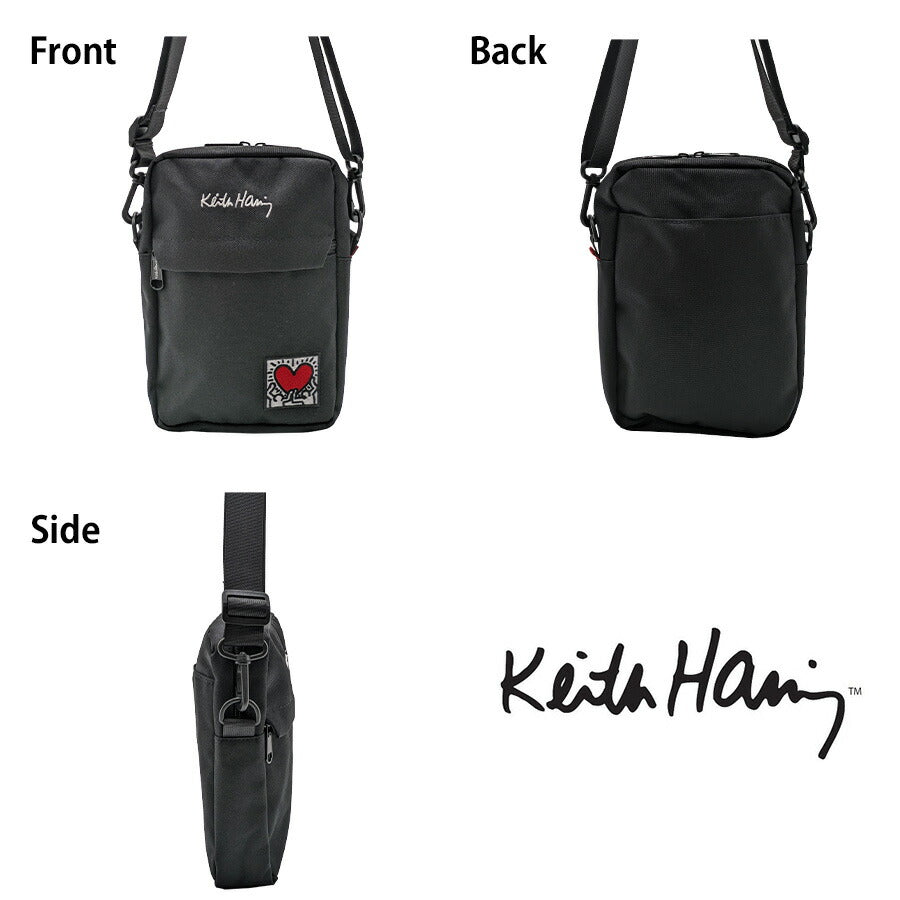 【KeithHaring】 bag001 縦型ショルダーバッグ 鞄 かばん カバン バッグ 斜め掛け キースへリング 普段使い 使いやすい 便利 プレゼント 贈り物 ギフト