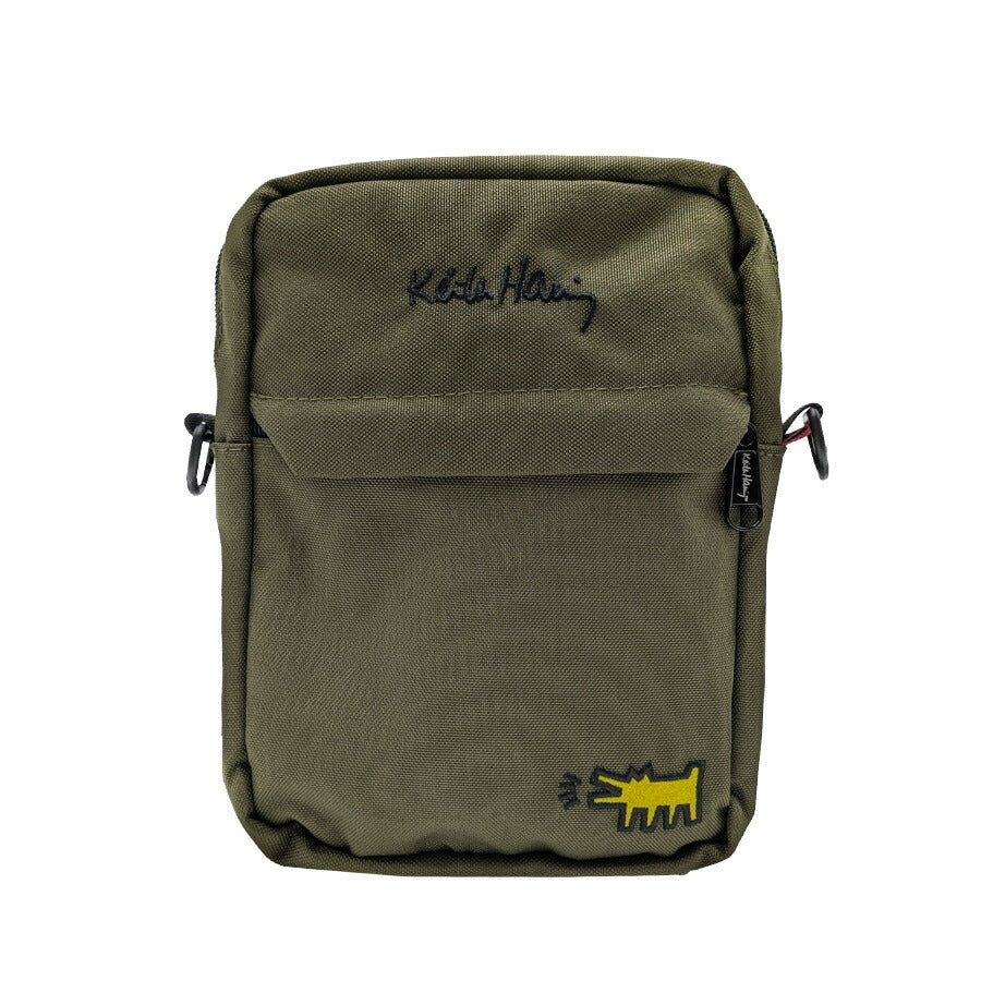 【KeithHaring】 bag001 縦型ショルダーバッグ 鞄 かばん カバン バッグ 斜め掛け キースへリング 普段使い 使いやすい 便利 プレゼント 贈り物 ギフト