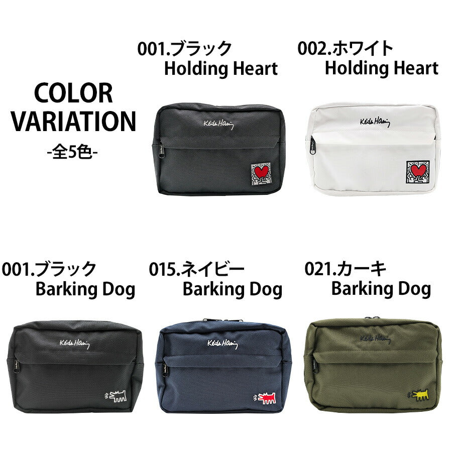 【KeithHaring】 bag002 横型ショルダーバッグ 鞄 かばん カバン バッグ 斜め掛け キースへリング 普段使い 使いやすい 便利 プレゼント 贈り物 ギフト