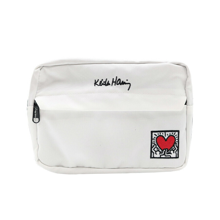 【KeithHaring】 bag002 横型ショルダーバッグ 鞄 かばん カバン バッグ 斜め掛け キースへリング 普段使い 使いやすい 便利 プレゼント 贈り物 ギフト