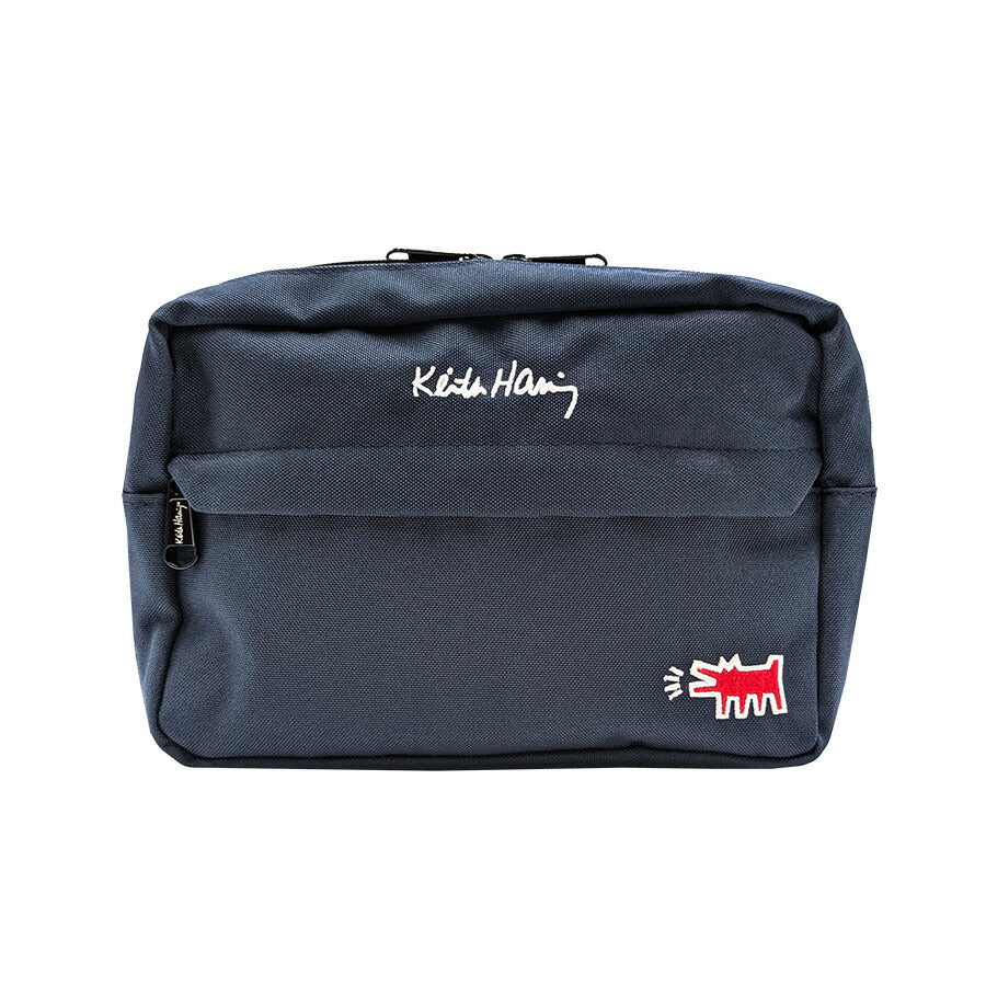 【KeithHaring】 bag002 横型ショルダーバッグ 鞄 かばん カバン バッグ 斜め掛け キースへリング 普段使い 使いやすい 便利 プレゼント 贈り物 ギフト