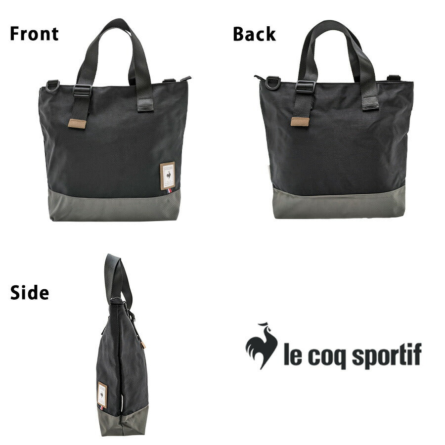 【le coq sprotif】 36385 アンディリー トートショルダーS かばん 斜め掛け バッグ シンプル おしゃれ 普段使い 便利 ユニセックス プレゼント ギフト ブラック