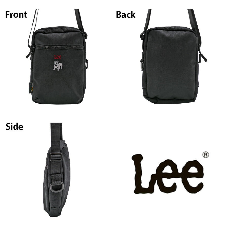 【Lee】320-01233 boss 縦型ミニショルダー 斜め掛け レディース かばん カバン 鞄 バッグ シンプル リー ブラック グレー キャメル カーキ 使いやすい お出かけ 普段使い お出かけ おしゃれ 便利