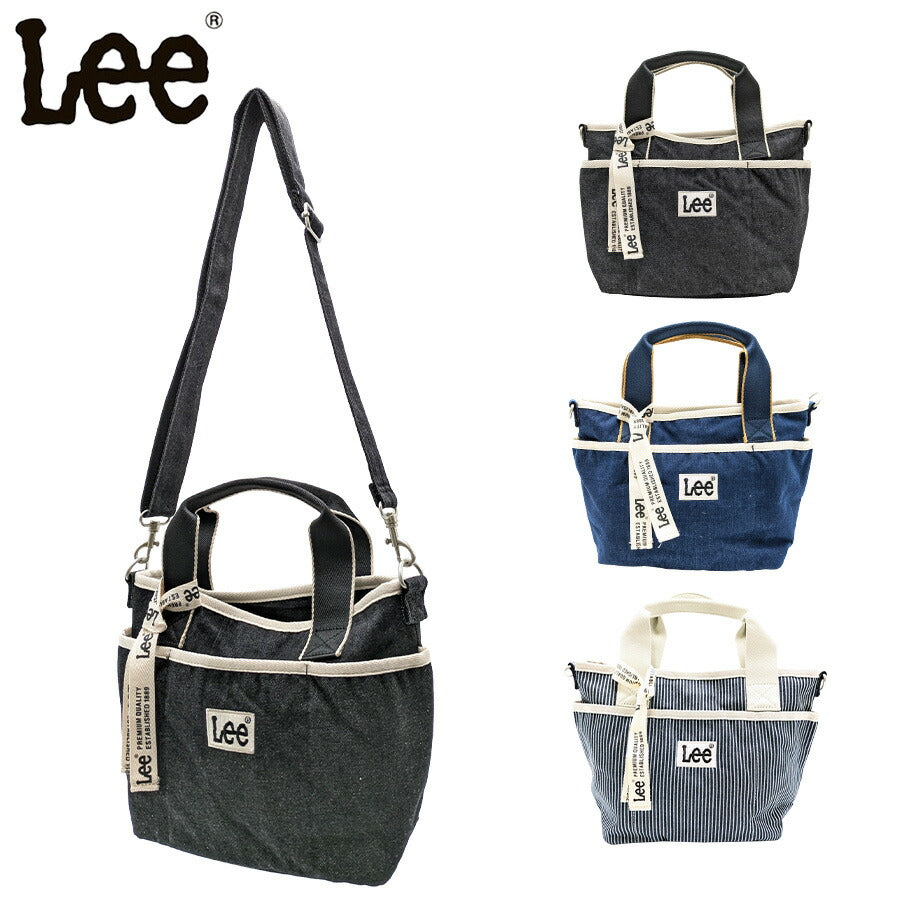 【Lee】320-01311 LIFE 2WAYトートバッグS 斜め掛け レディース かばん カバン 鞄 バッグ シンプル リー ブラック ネイビー ホワイトネイビー 使いやすい お出かけ 普段使い お出かけ おしゃれ かわいい 便利 デニム
