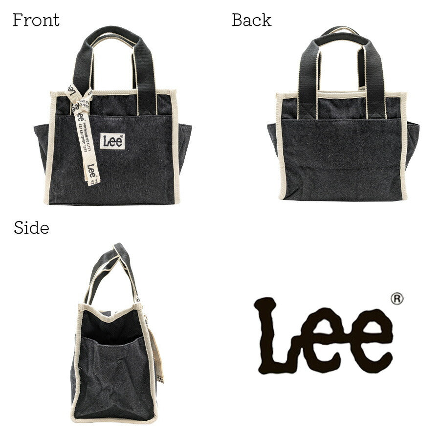 【Lee】320-01312 LIFE トートバッグS 手持ち レディース かばん カバン 鞄 バッグ シンプル リー ブラック ネイビー ホワイトネイビー 使いやすい お出かけ 普段使い お出かけ おしゃれ かわいい 便利 デニム