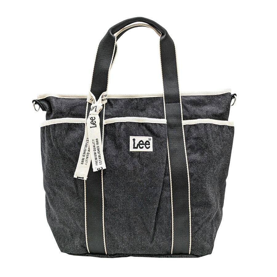 【Lee】320-01313 LIFE 2WAYトートバッグM 手持ち レディース かばん カバン 鞄 バッグ シンプル リー ブラック ネイビー ホワイトネイビー 使いやすい お出かけ 普段使い お出かけ おしゃれ かわいい 便利 デニム