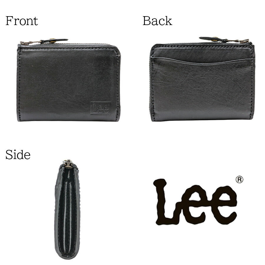【Lee】320-01791 コインケース メンズ 小銭入れ ウォレット 財布 サイフ さいふ 牛革 イタリアンレザー シンプル リー ブラック グリーン 使いやすい 普段使い プレゼント ギフト おしゃれ