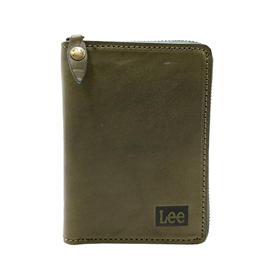 【Lee】320-01793 ミドル折り財布 メンズ ウォレット 財布 サイフ さいふ 牛革 イタリアンレザー シンプル リー ブラック グリーン チョコ 使いやすい 普段使い プレゼント ギフト おしゃれ