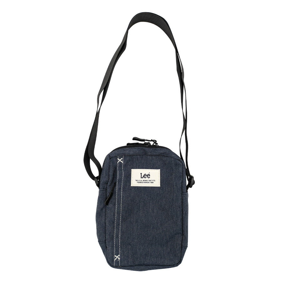 【クリックポスト/時間指定不可】【Lee】 320-1330 ミニ 縦ショルダー 斜め掛け 普段使い 使いやすい コンパクト かばん カバン ユニセックス ギフト ネイビー