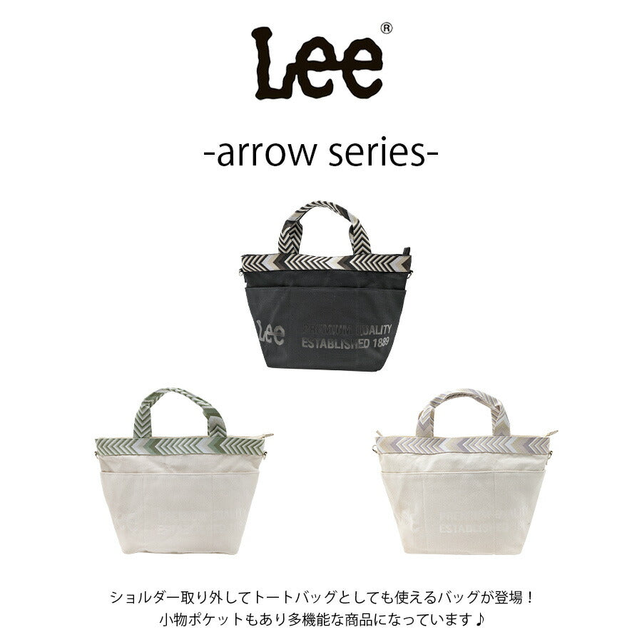 【レターパック配送/時間指定不可】【Lee】 320-1361 手提げバッグM 手持ち かばん バッグ カジュアル シンプル おしゃれ レディース プレゼント ブラック