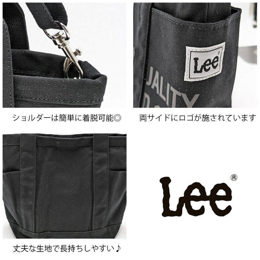 【レターパック配送/時間指定不可】【Lee】 320-1370 手提げバッグS 手持ち かばん バッグ カジュアル シンプル おしゃれ レディース プレゼント ブラック