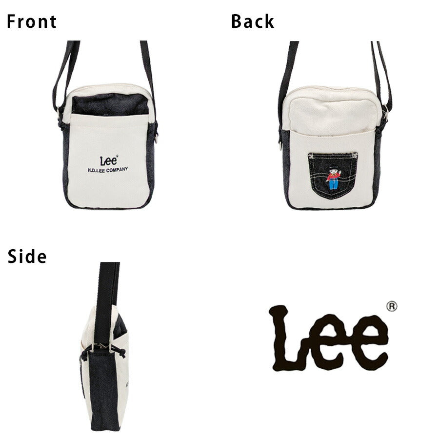 【クリックポスト/時間指定不可】【Lee】320-1400 Buddy 縦型ミニショルダー 斜め掛け 普段使い 使いやすい シンプル おしゃれ レディース プレゼント ブラック