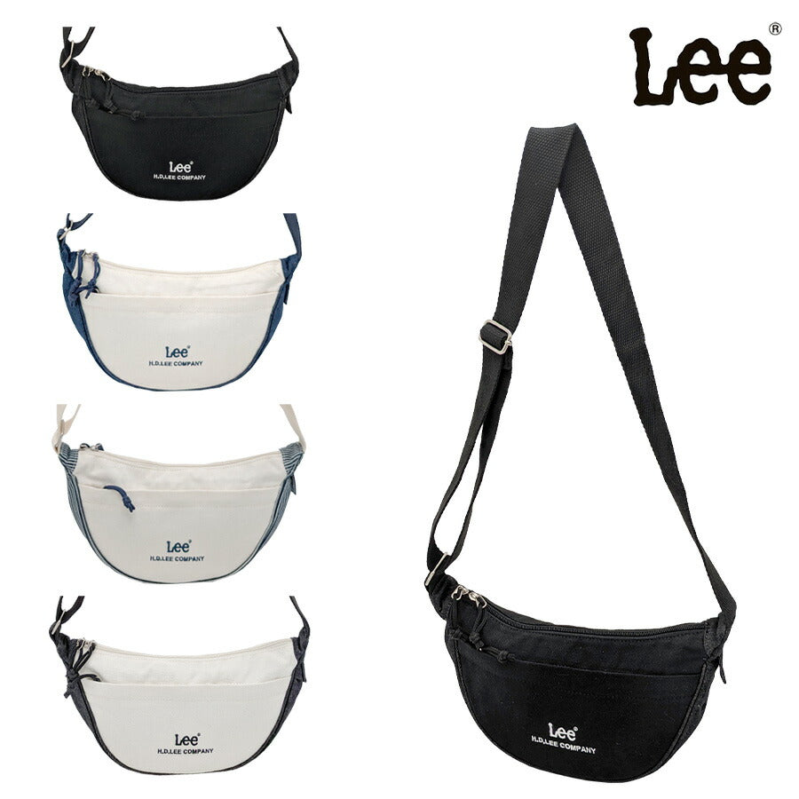 【レターパック配送/時間指定不可】【Lee】320-1402 Buddy 三日月ショルダー 斜め掛け 普段使い 使いやすい シンプル おしゃれ レディース プレゼント ブラック