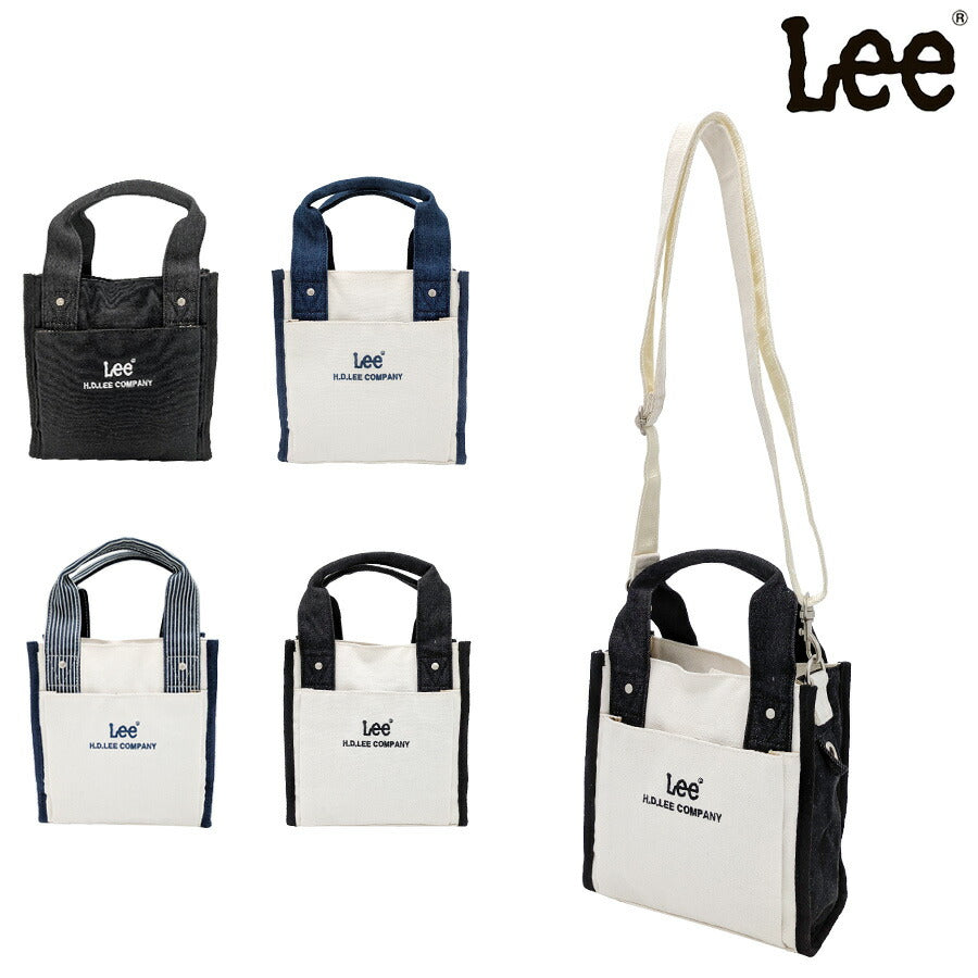 【レターパック配送/時間指定不可】【Lee】320-1404 Buddy 手提げ 斜め掛け 2WAY 普段使い 使いやすい シンプル おしゃれ レディース プレゼント ブラック