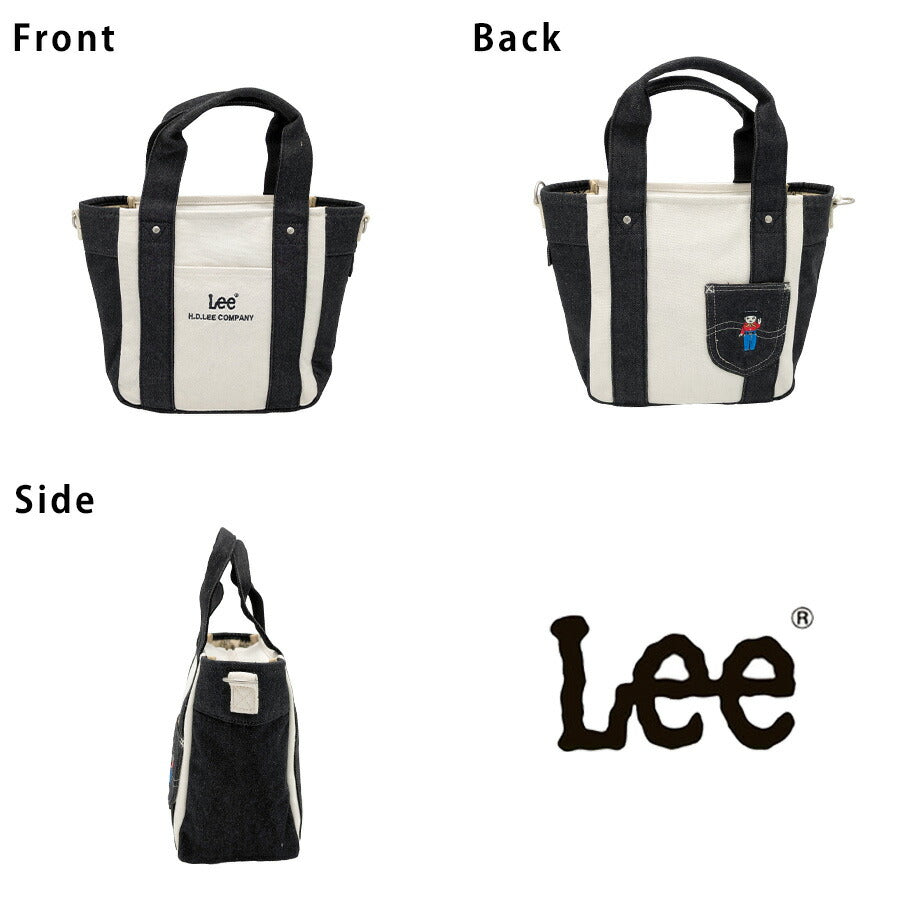 【レターパック配送/時間指定不可】【Lee】320-1405 Buddy 手提げ 斜め掛け 2WAY 普段使い 使いやすい シンプル おしゃれ レディース プレゼント ブラック