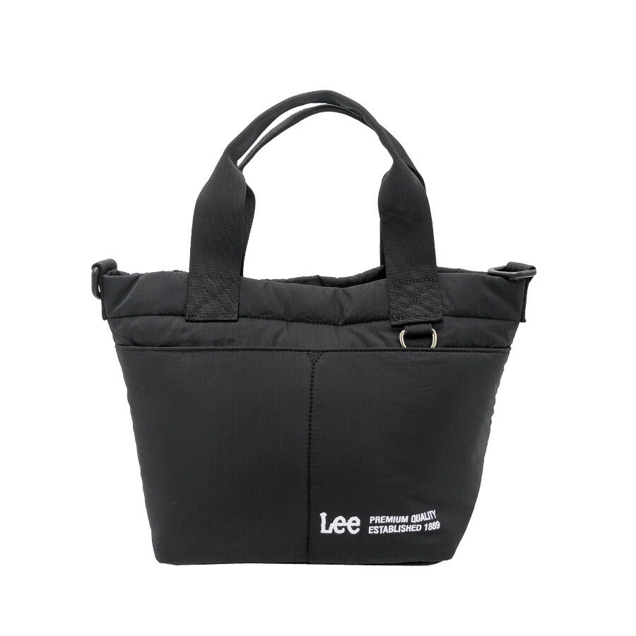 【レターパック配送/時間指定不可】【Lee】320-1411 手提げ 手持ち 斜め掛け かばん 使いやすい 普段使い シンプル レディース ギフト プレゼント ブラック