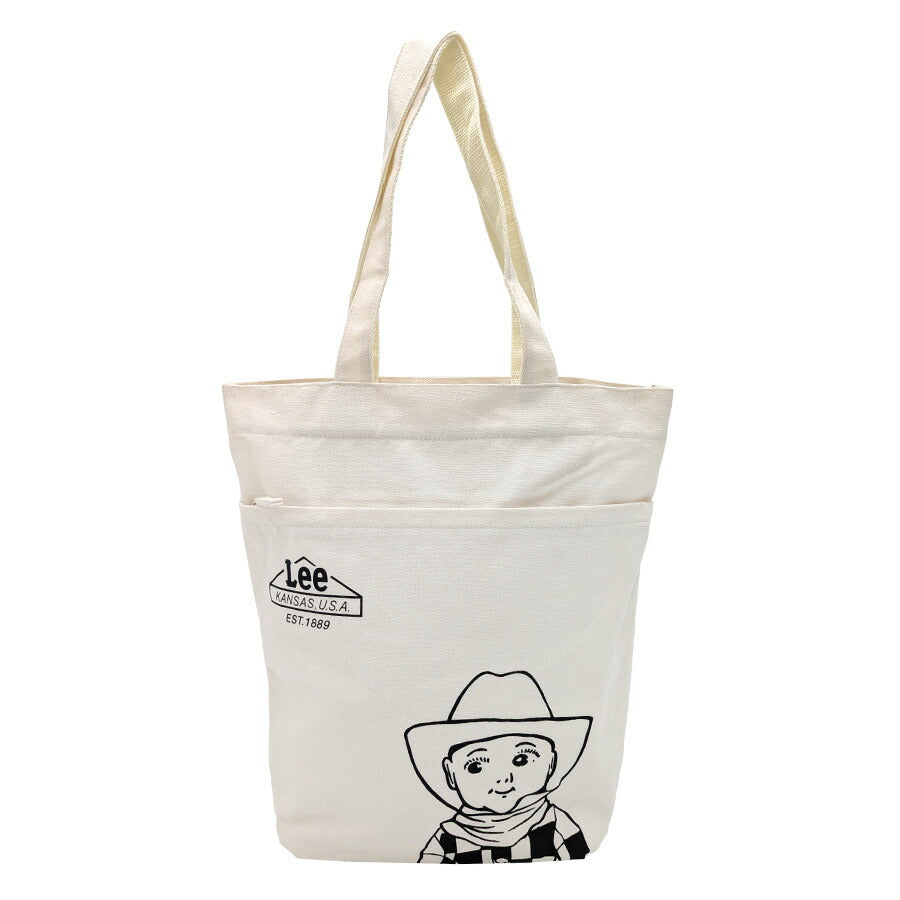 【レターパック配送/時間指定不可】【Lee】320-1430 Buddyll トートバッグ 大容量 普段使い 使いやすい シンプル おしゃれ レディース プレゼント ブラウン