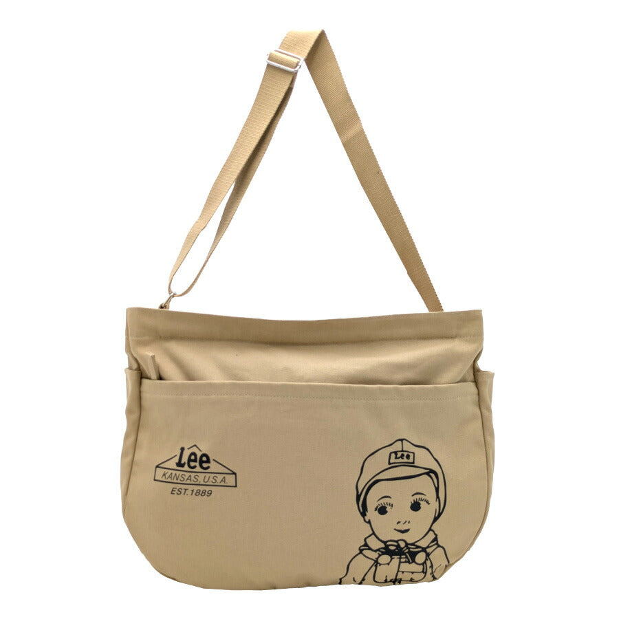 【レターパック配送/時間指定不可】【Lee】320-1432 Buddyll トートバッグ 斜め掛け 普段使い 使いやすい シンプル おしゃれ レディース プレゼント ブラウン